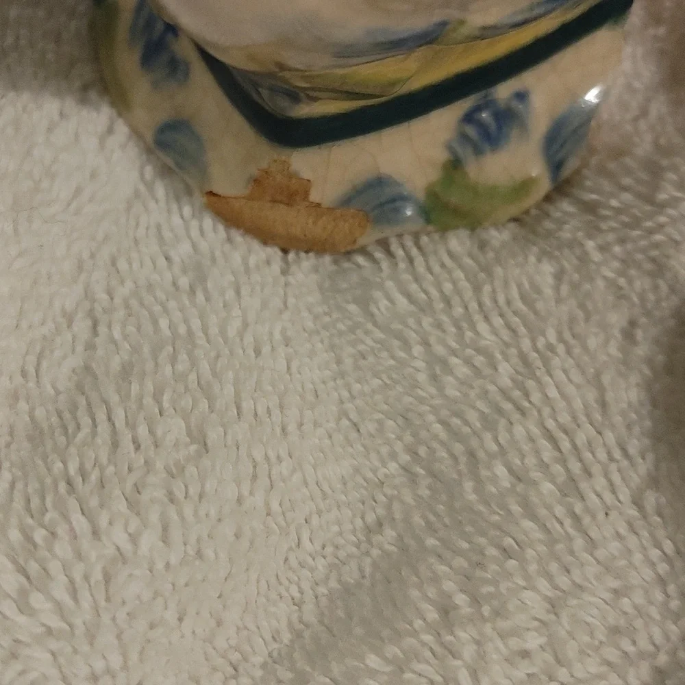 Marutomo Hand painted Antique set of Salt and Pepper shakers